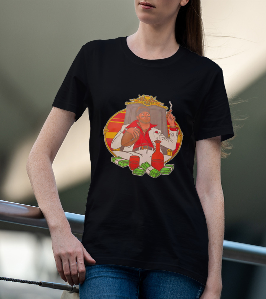 Scarface Baker Mayfield Gangster Football Money Power Iconic T-Shirt