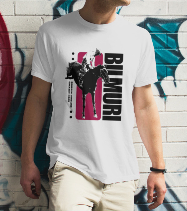 Bilmuri Horse Dropzn Logs And Greasin’ Hogs Riding T-Shirt