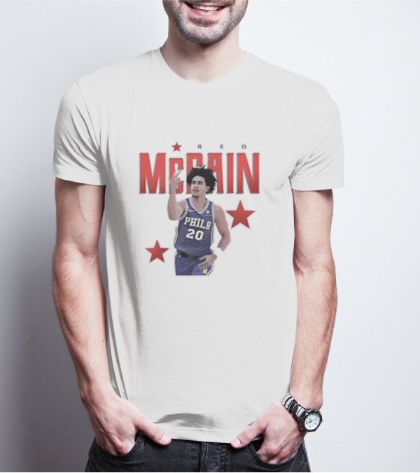 Jared McCain Philly 20 Red Stars Philadelphia Basketball T-Shirt