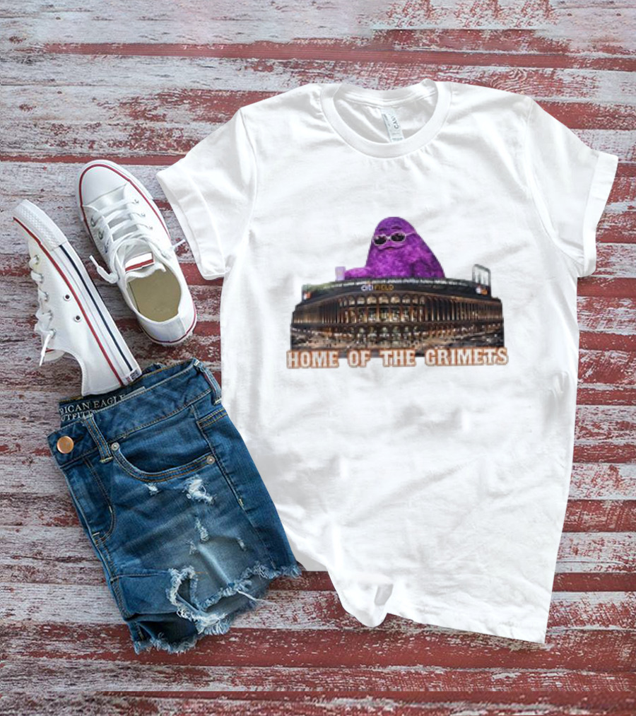 Citi Field Mets Grimace Home Of The Grimets T-Shirt