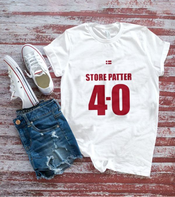 Suspekt Store Patter 4-0 Danish Flag T-Shirt