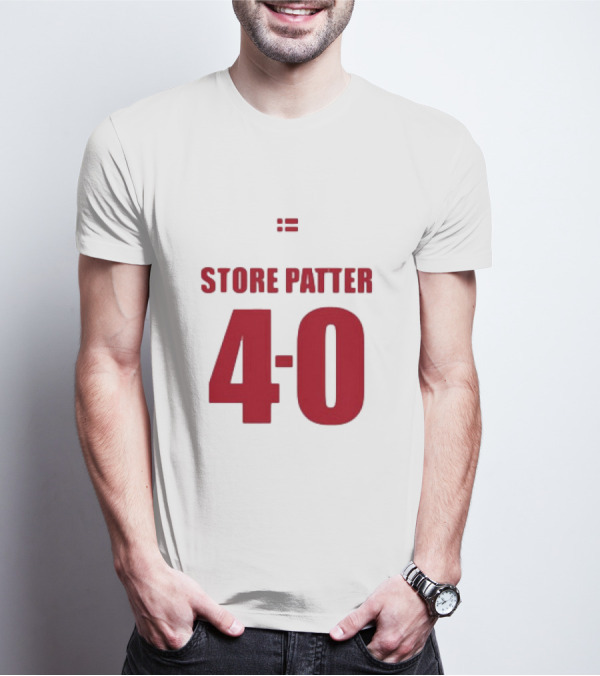 Suspekt Store Patter 4-0 Danish Flag T-Shirt