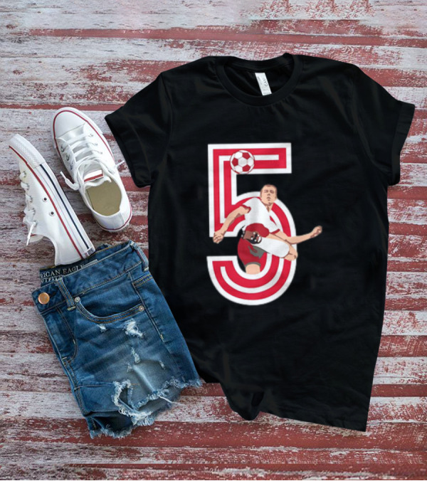 Franz Beckenbauer #5 Soccer Legend FC Bayern T-Shirt