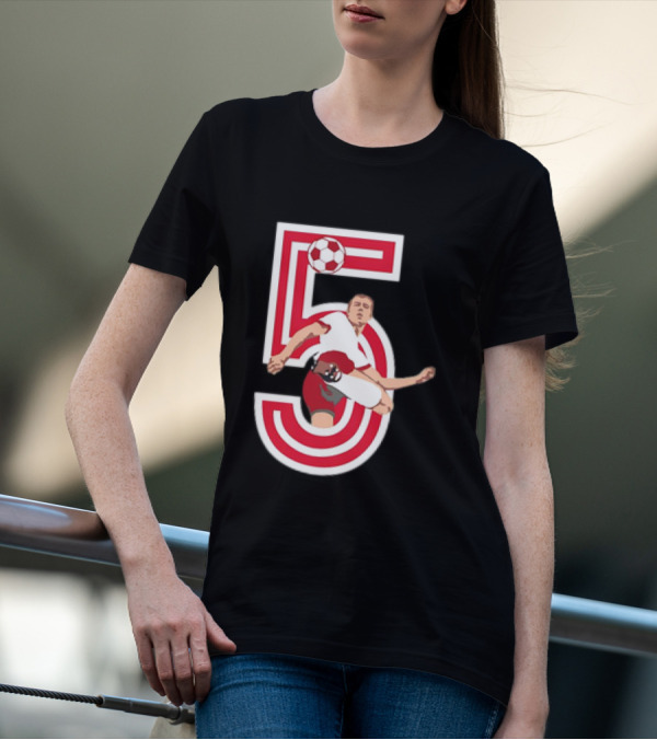 Franz Beckenbauer #5 Soccer Legend FC Bayern T-Shirt