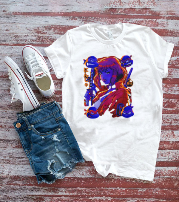 Ninja April O’Neil With Leonardo Raphael Donatello Michelangelo T-Shirt