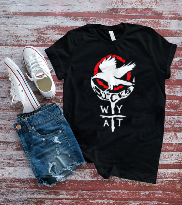 Licensed Gear Wyatt Sicks Red Circle Motif T-Shirt