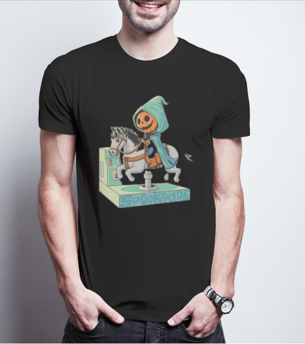 The Legend Of Sleepy Hollow Headless Horseman Spooky Ride Coin Operated Ride T-Shirt