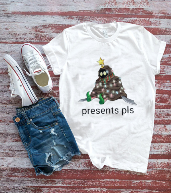 Bob Bobowski Presents Pls In Holiday Lights Adorned With Star And Blades T-Shirt