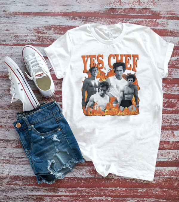 Yes Chef Jeremy Allen White Fire Montage T-Shirt