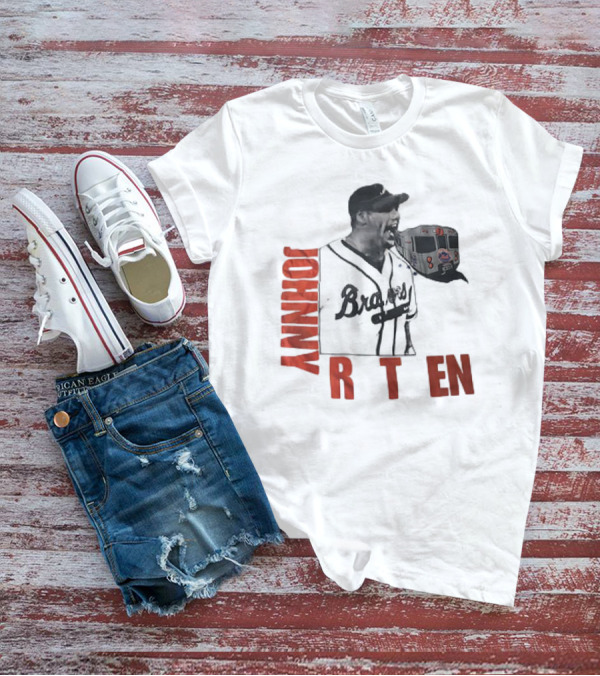 Johnny Rotten Braves Mets Subway Mashup Vintage T-Shirt