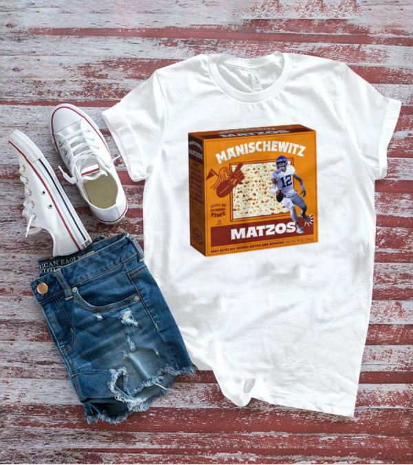 Manischewitz Matzos Jake Retzlaff Breaks Matzo And Records BYU Cougars Matzo Crunch Football T-Shirt