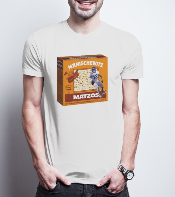 Manischewitz Matzos Jake Retzlaff Breaks Matzo And Records BYU Cougars Matzo Crunch Football T-Shirt