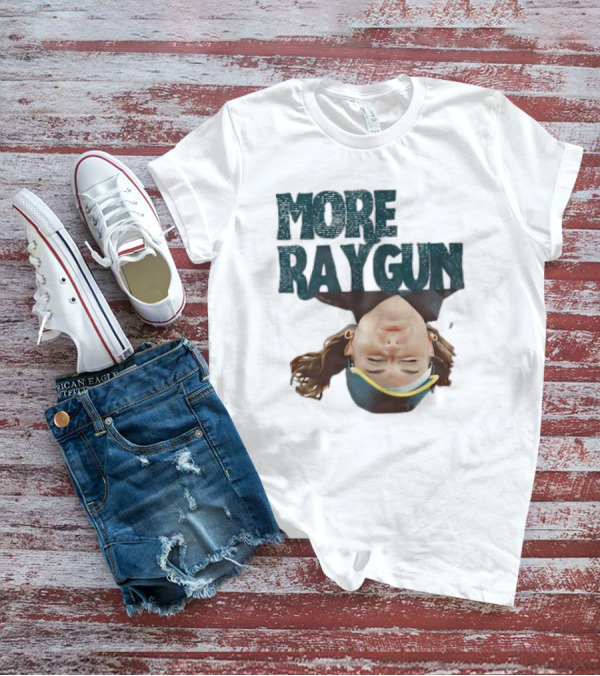 More Raygun Upside Down Headphone T-Shirt
