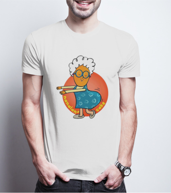 Nanalan Nana Cake Dancing Granny Character T-Shirt