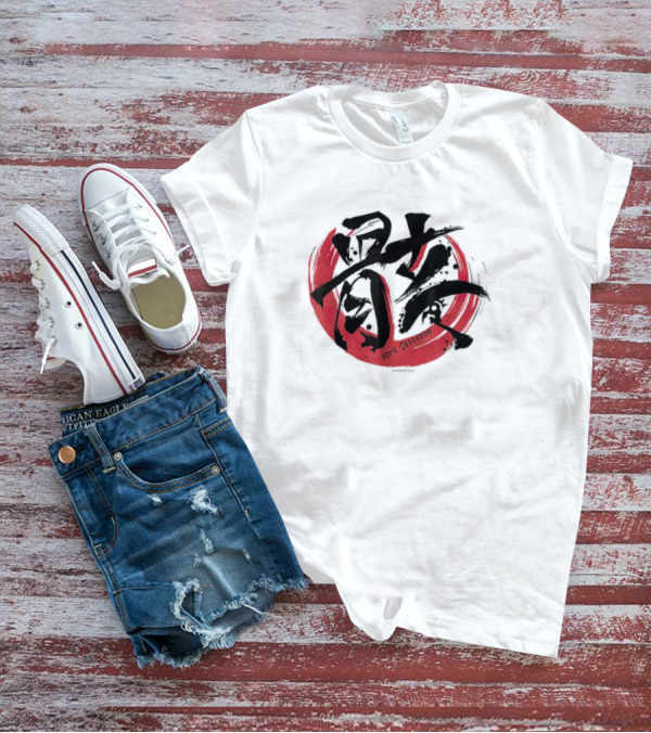 Mori Calliope Kanji Red Circle Hololive Production Skeleton T-Shirt