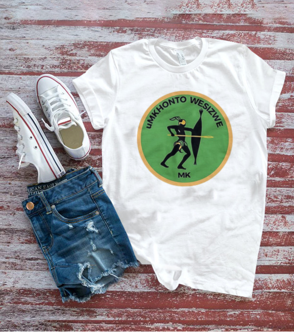 Umkhonto Wesizwe MK Embu Sign With Warrior And Spear T-Shirt