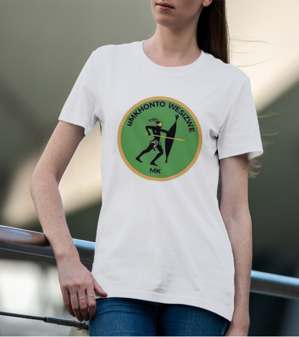 Umkhonto Wesizwe MK Embu Sign With Warrior And Spear T-Shirt