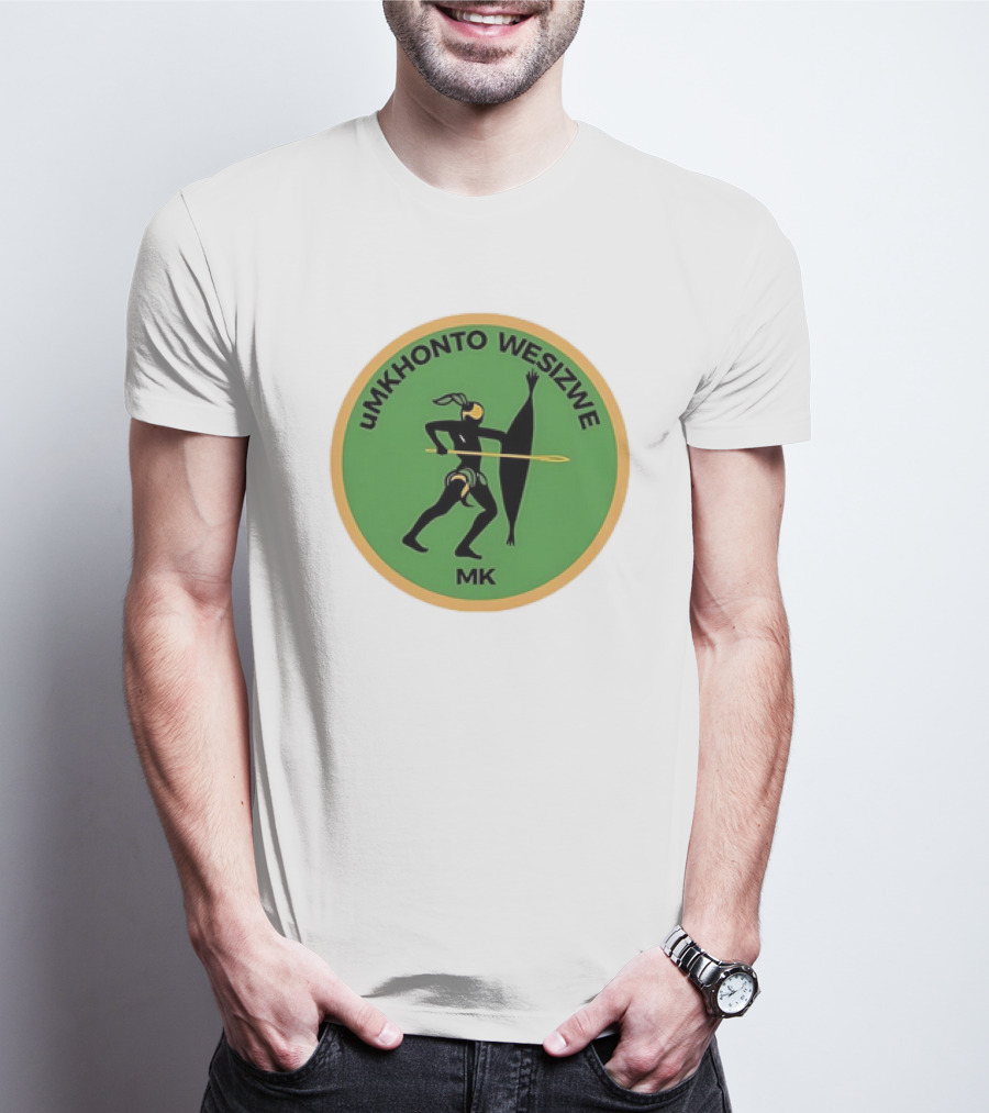 Umkhonto Wesizwe MK Embu Sign With Warrior And Spear T-Shirt