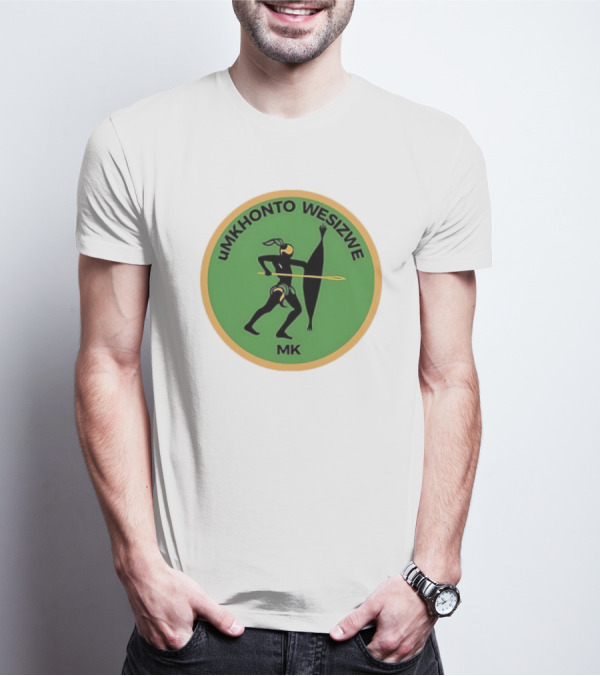 Umkhonto Wesizwe MK Embu Sign With Warrior And Spear T-Shirt