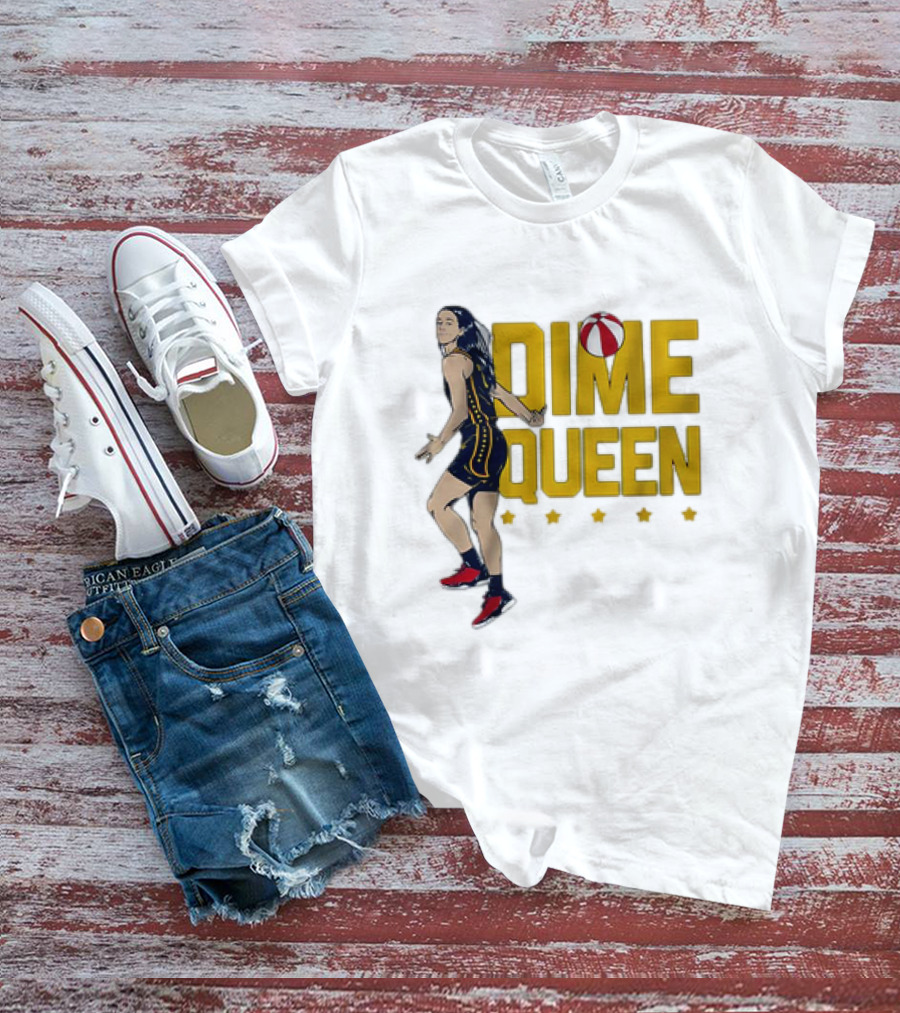 Caitlin Clark Dime Queen Indiana Fever Basketball T-Shirt