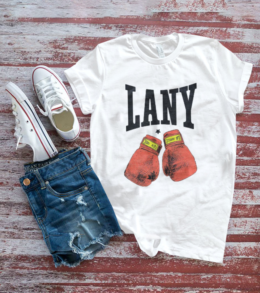 Lany Boxing Gloves Love At First Fight T-Shirt