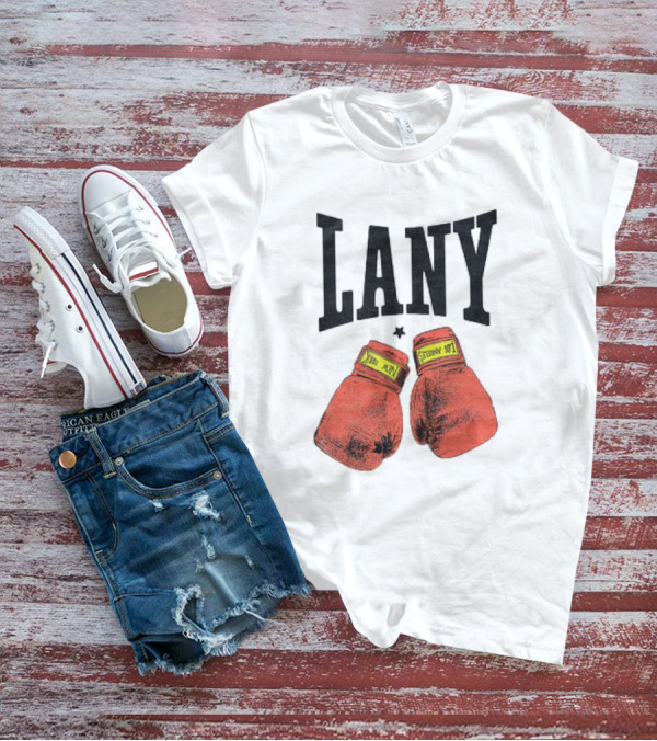 Lany Boxing Gloves Love At First Fight T-Shirt