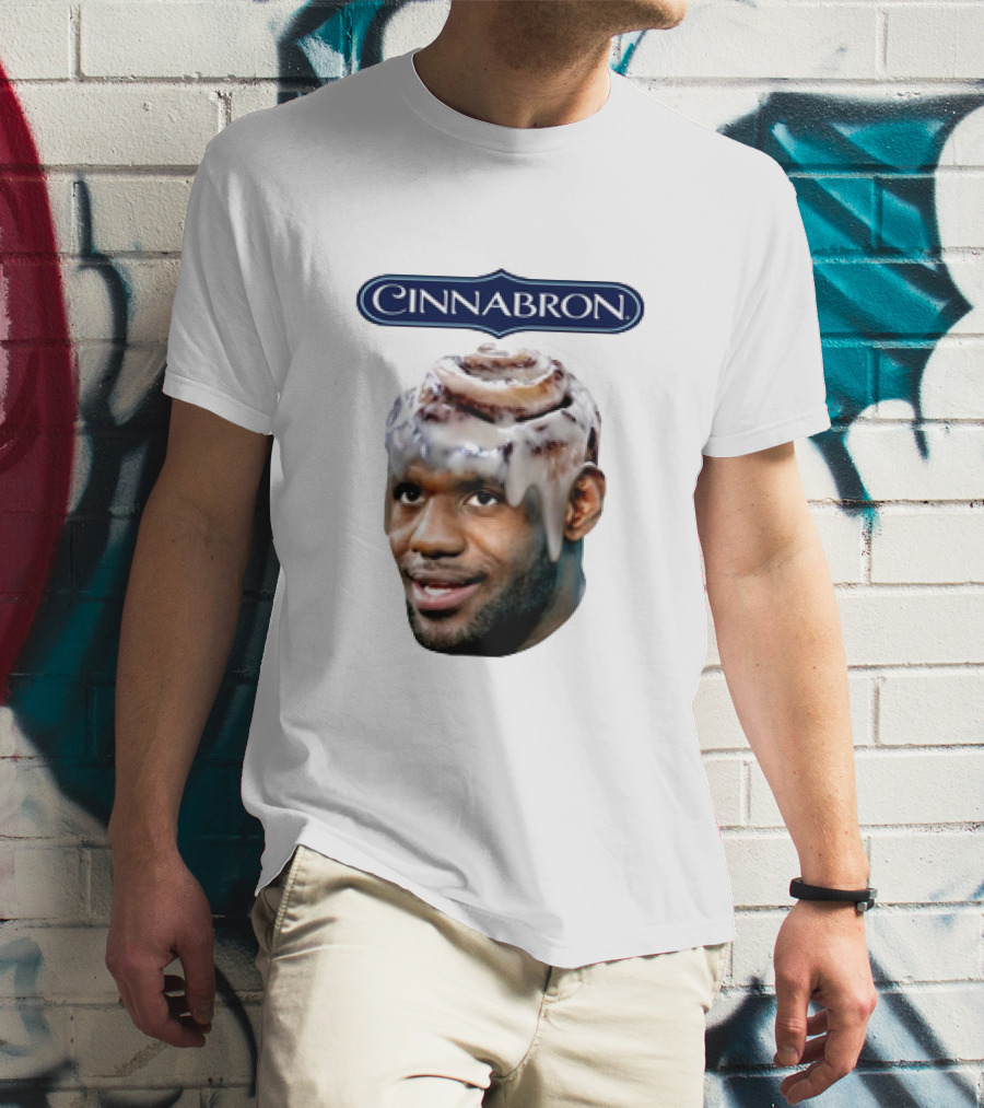 Lebron James Cinnabron Cinnamon Roll Head T-Shirt