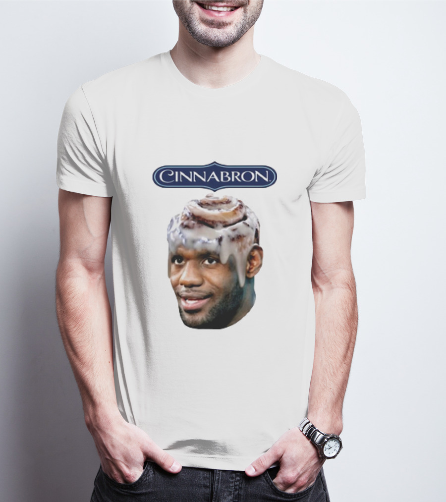 Lebron James Cinnabron Cinnamon Roll Head T-Shirt