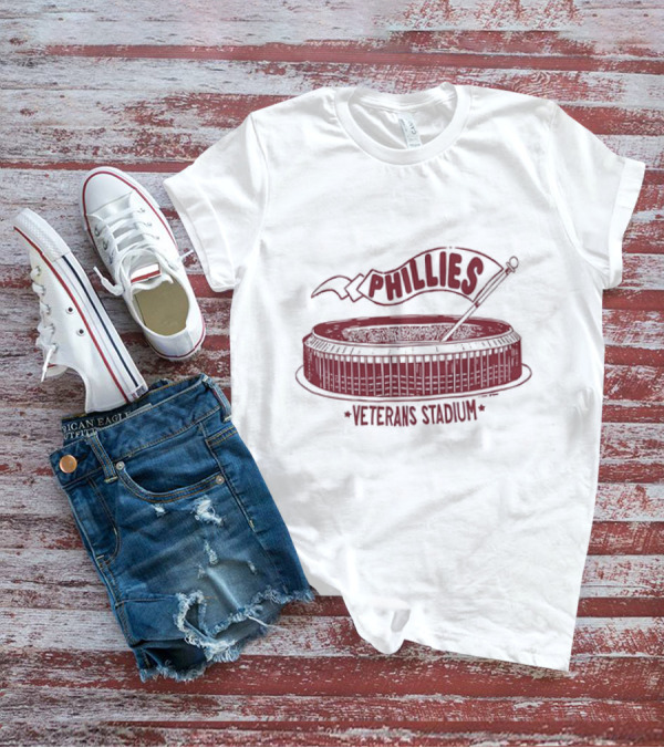 Phillies Veterans Stadium Retro T-Shirt