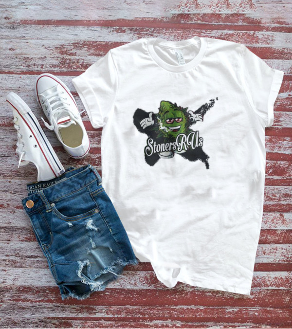 Stoners R Us Smoke Weed Leaf Character T-Shirt