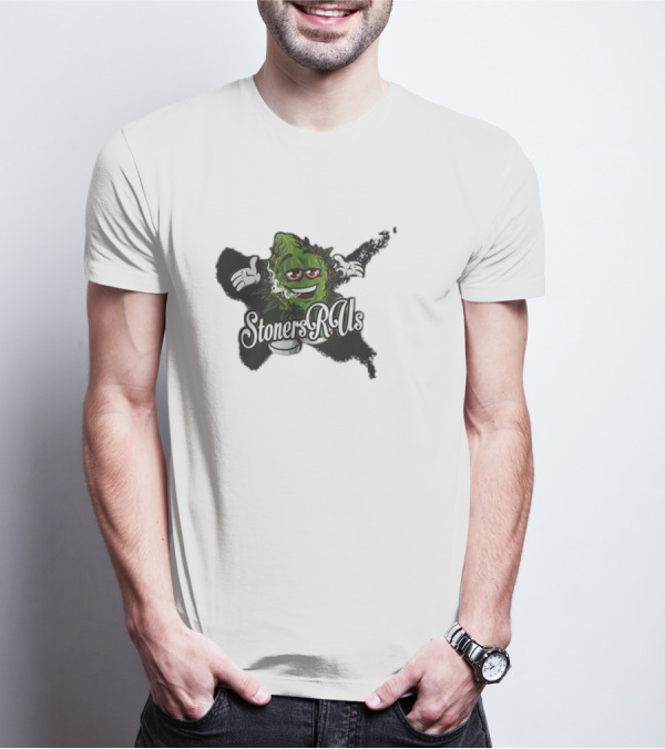 Stoners R Us Smoke Weed Leaf Character T-Shirt