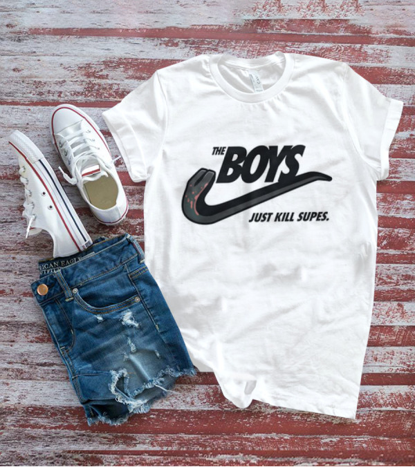 The Boys Just Kill Supes Snake Swoosh T-Shirt