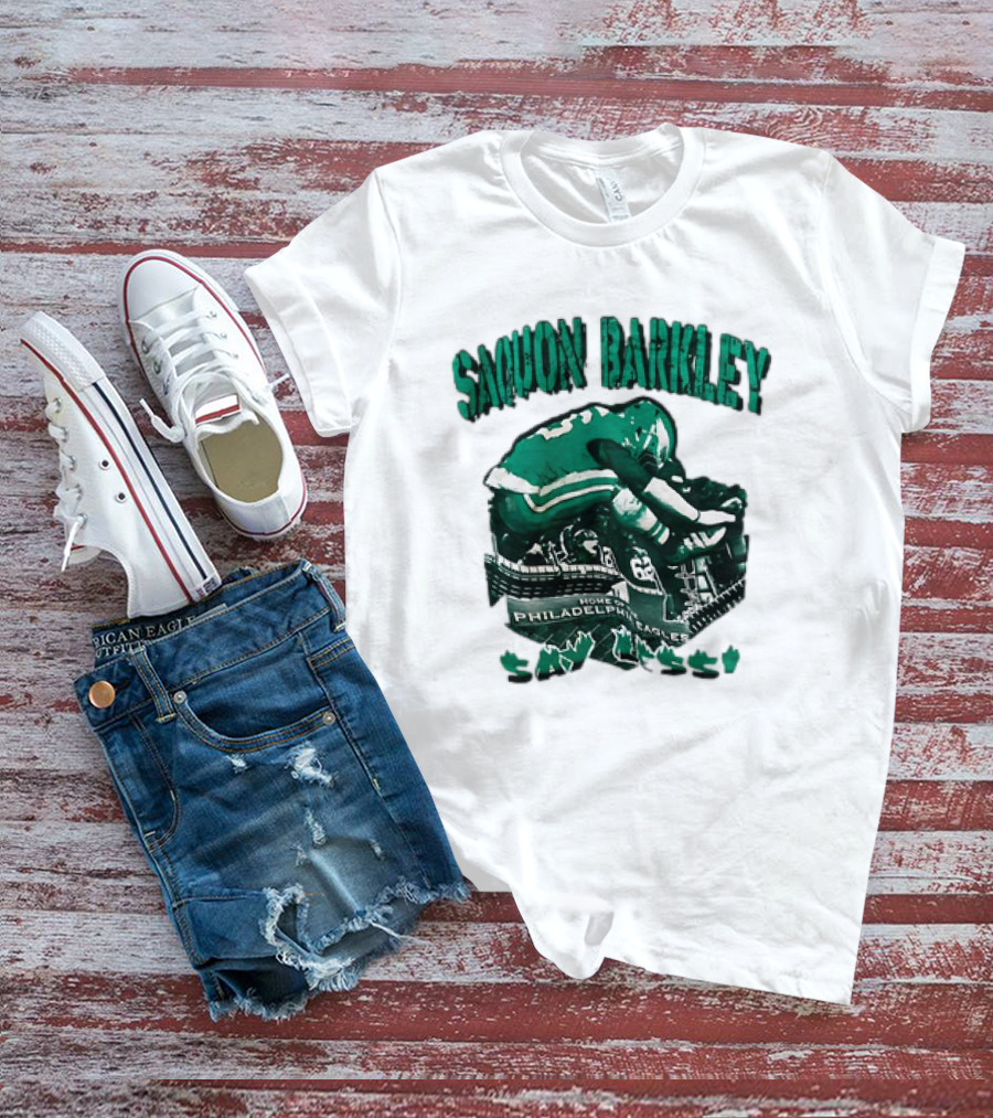 Saquon Barkley Fly Home Of Philadelphia Eagles Say Less T-Shirt