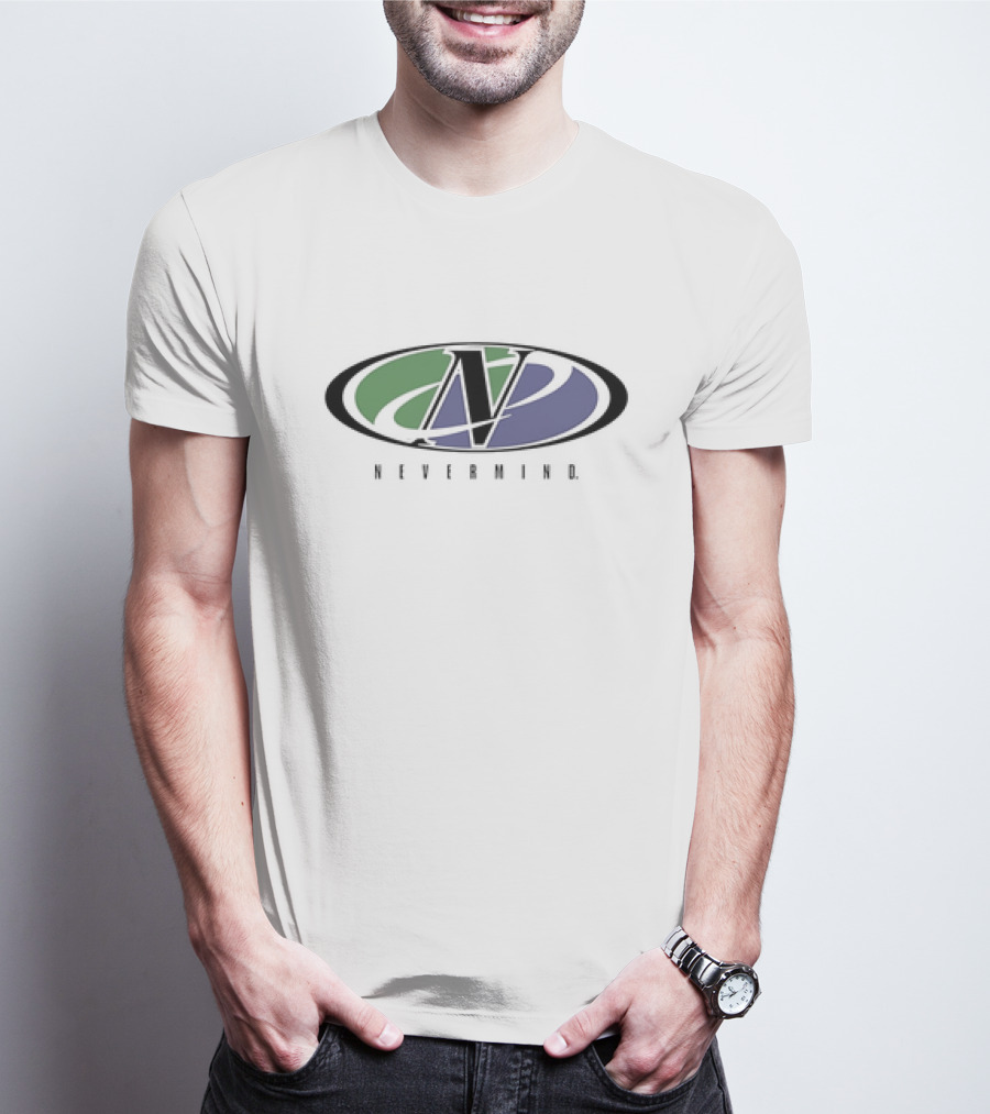 Never Mind Sporty Iconic Style Retro Mashup T-Shirt