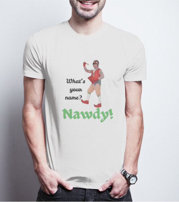 What's Your Name Nawdy Vintage Clown Costume T-Shirt
