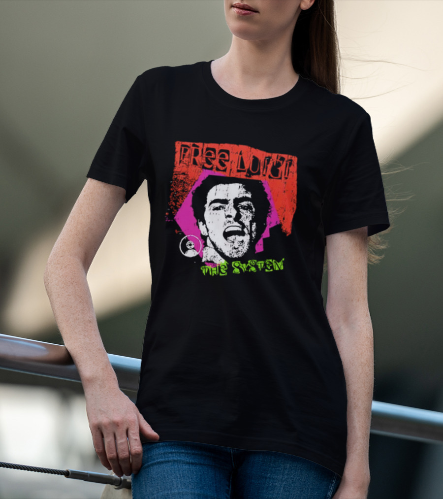 Free Luigi The System Portrait Bold Expression T-Shirt