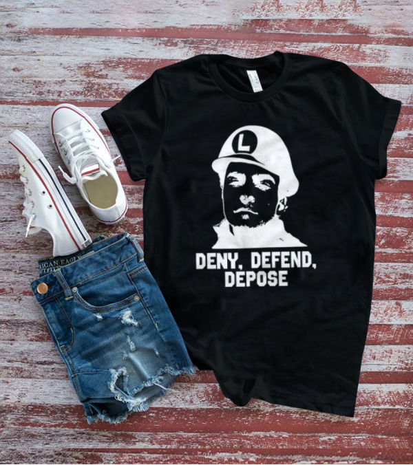 Luigi Mangione L Icon Deny Defend Depose Super Mario Hat T-Shirt