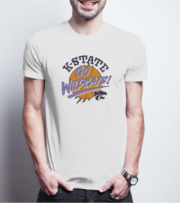 K-State Go Wildcats Basketball T-Shirt