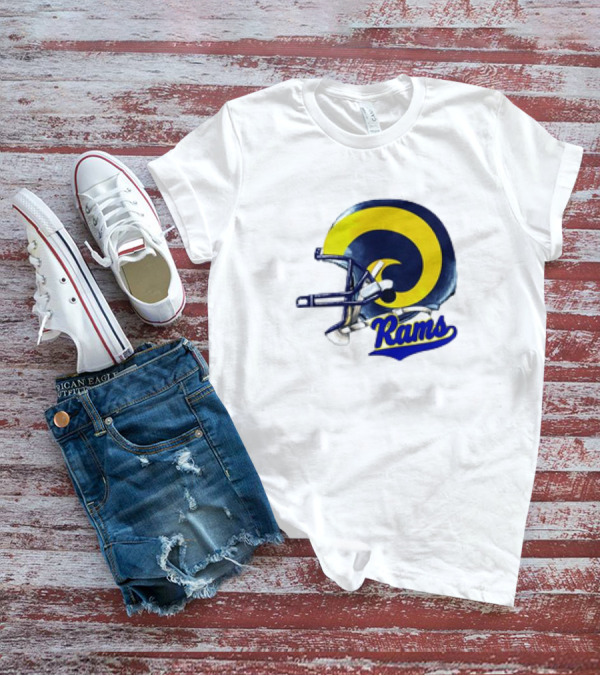 Los Angeles Rams Helmet Rams Football T-Shirt