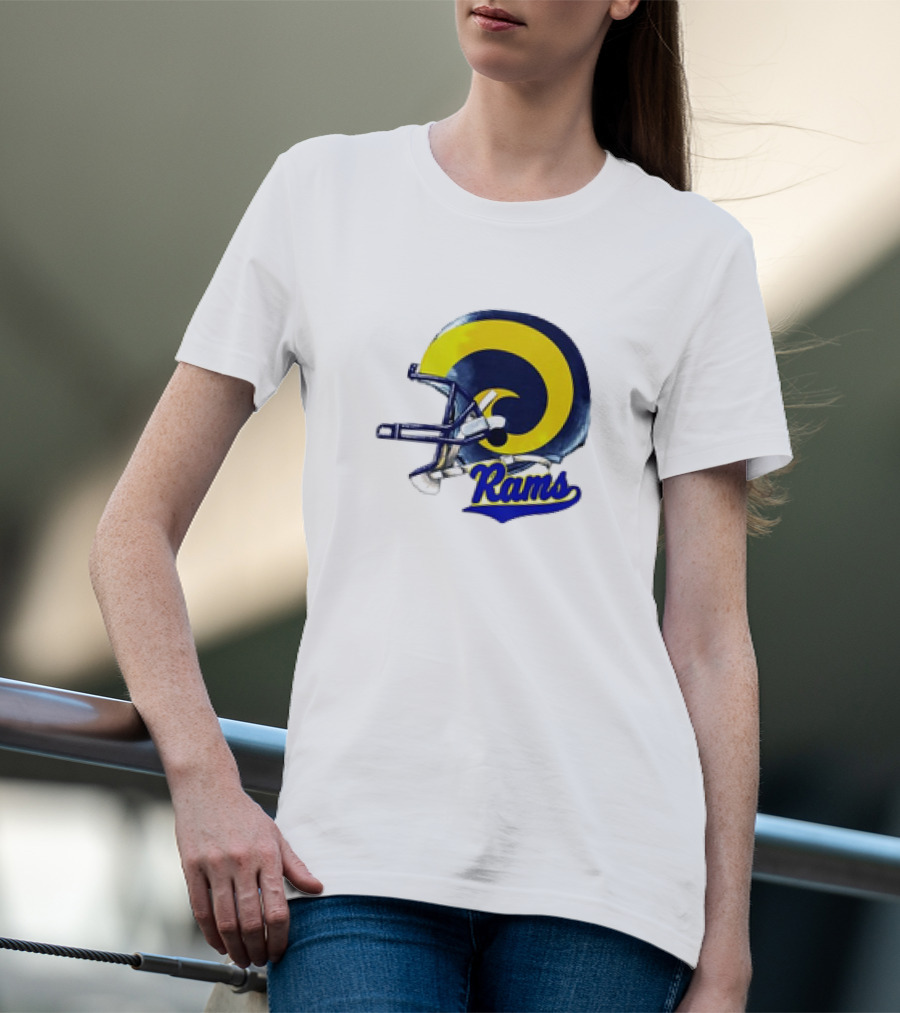 Los Angeles Rams Helmet Rams Football T-Shirt