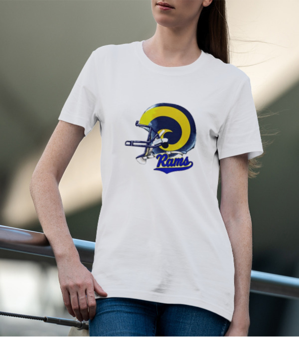 Los Angeles Rams Helmet Rams Football T-Shirt