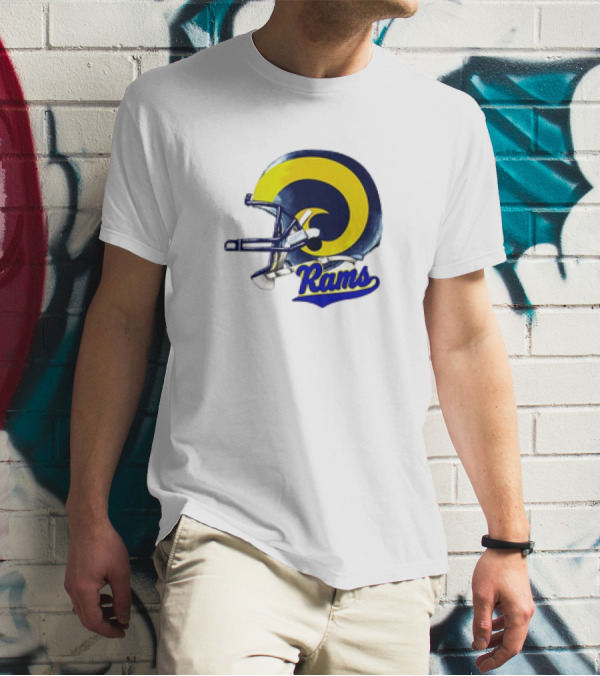 Los Angeles Rams Helmet Rams Football T-Shirt
