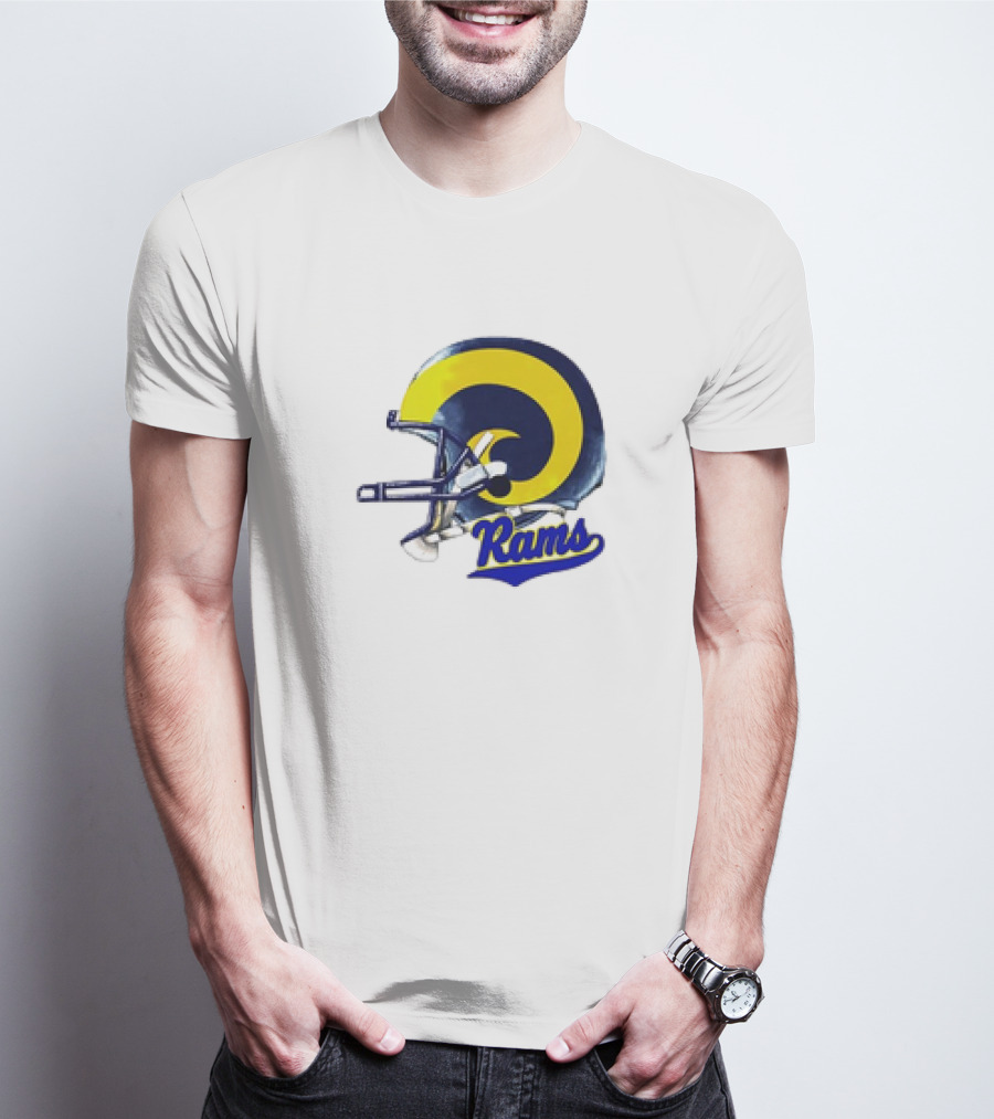 Los Angeles Rams Helmet Rams Football T-Shirt