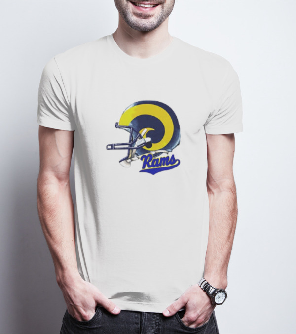 Los Angeles Rams Helmet Rams Football T-Shirt