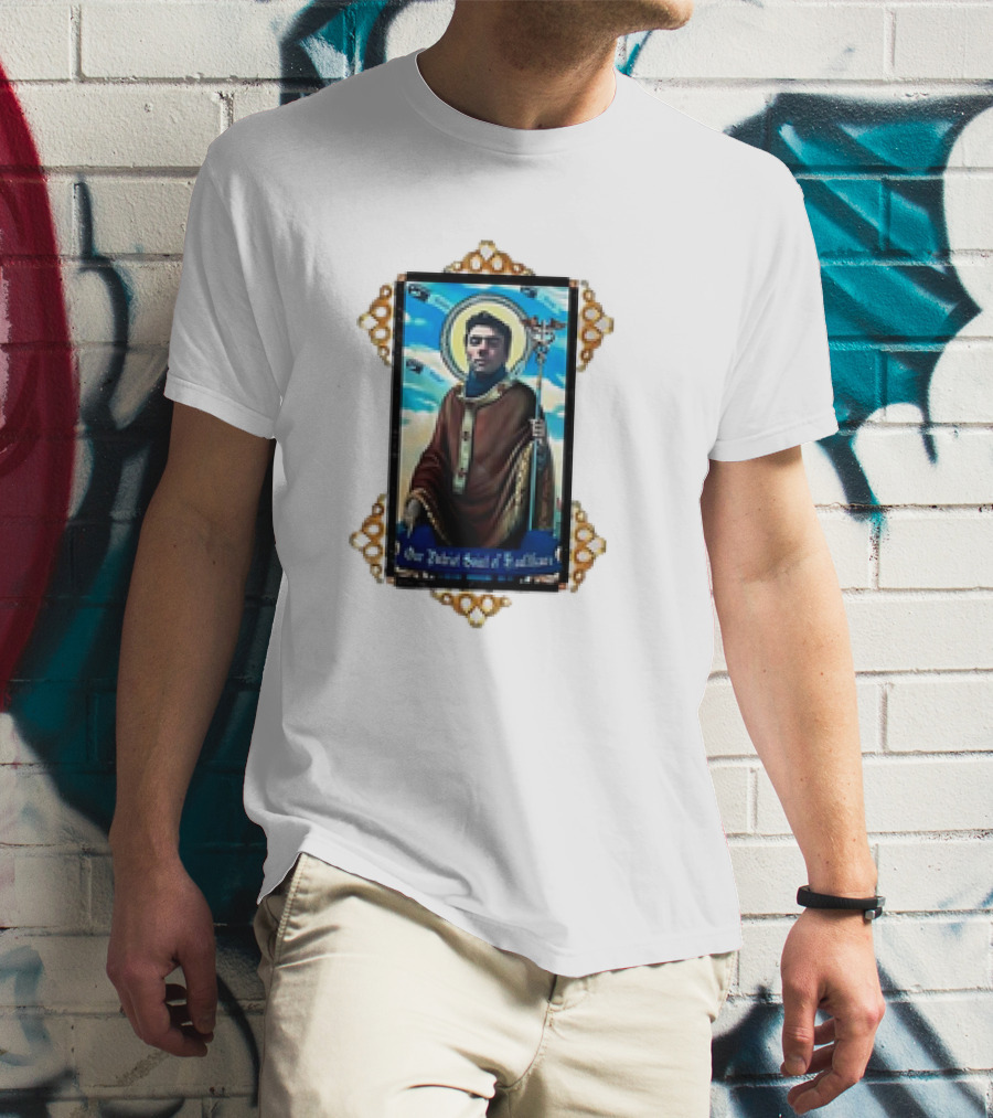 Luigi Mangione Our Patriot Saint Of Healthcare With Iconic Religious T-Shirt