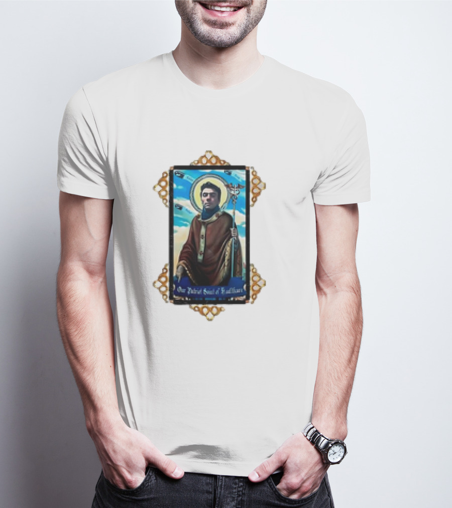 Luigi Mangione Our Patriot Saint Of Healthcare With Iconic Religious T-Shirt