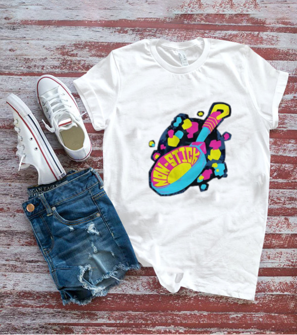 Non-Stick Colorful Pop Art Frying Pan T-Shirt