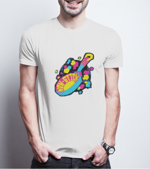 Non-Stick Colorful Pop Art Frying Pan T-Shirt