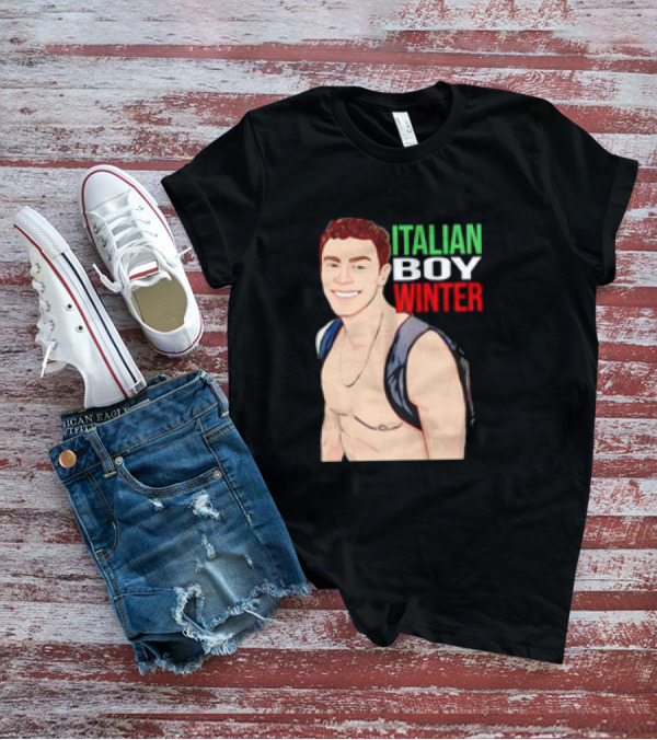 Luigi Mangione Italian Boy Winter Backpack Smiling T-Shirt