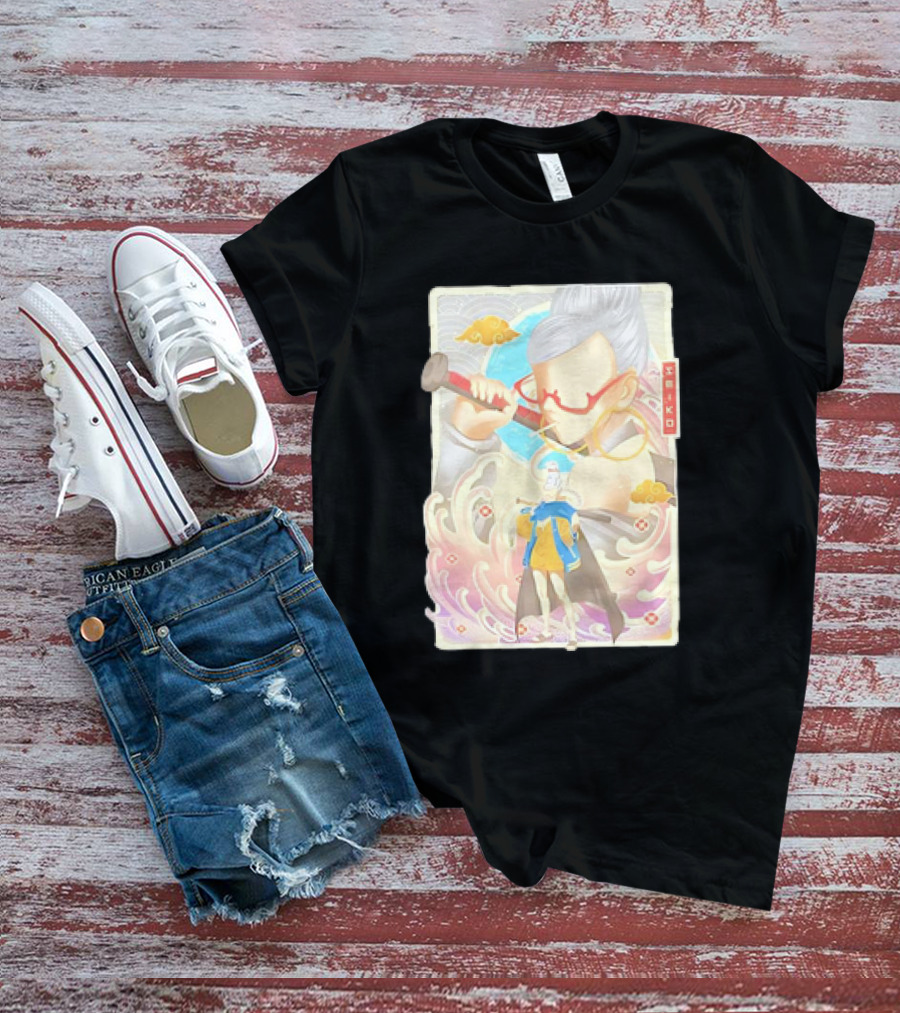 Seiko Ayase Dandadan Character With Vibrant Colors And Artistic Elements T-Shirt